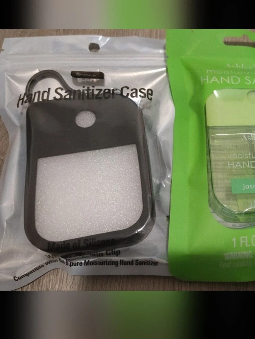 🆕Ashley + Belle Jasmine Hand Sanitizer Spray 1oz with Protective Case